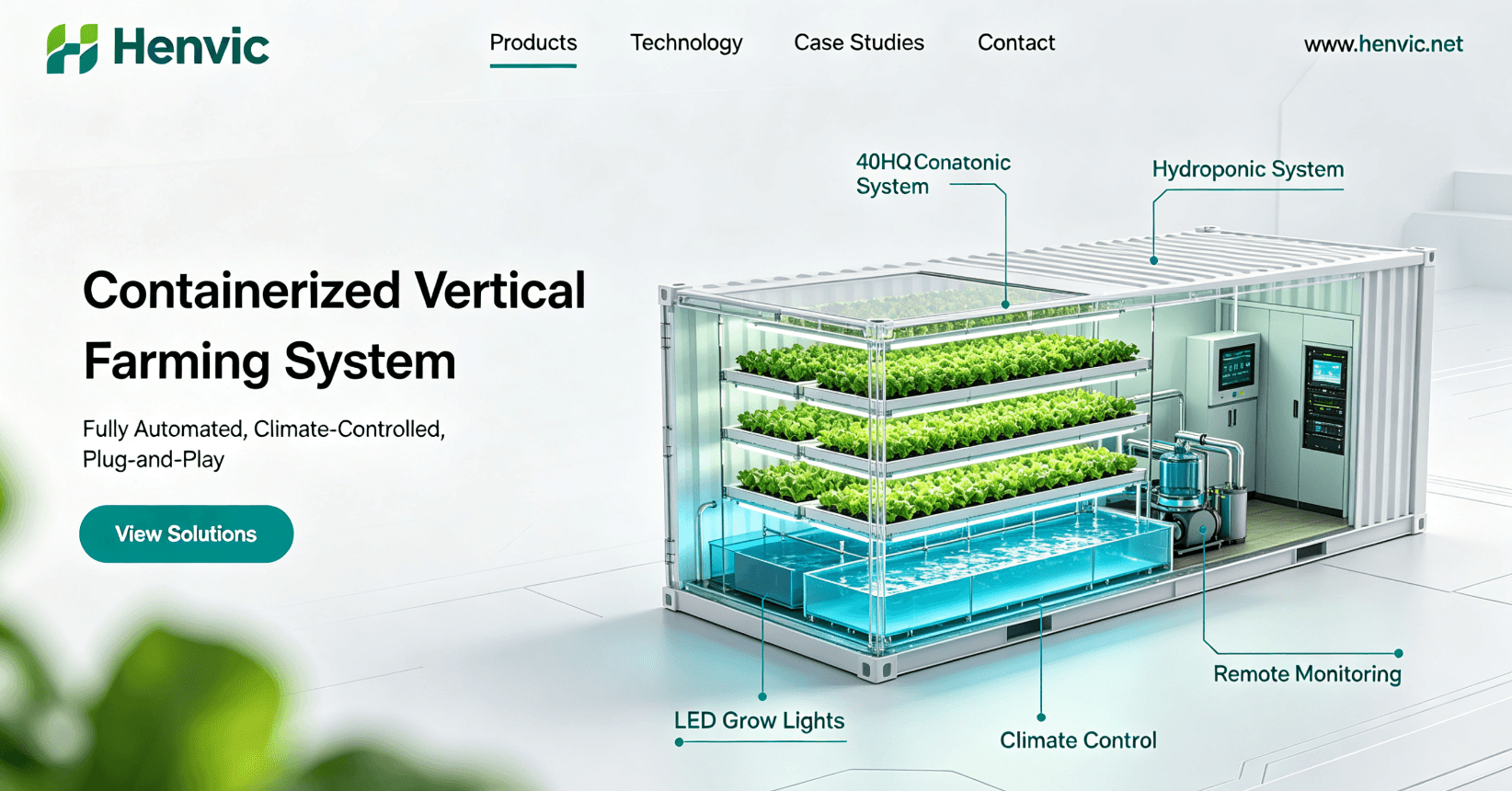 وصفة إضاءة LED: سر نمو النباتات في Container Farms