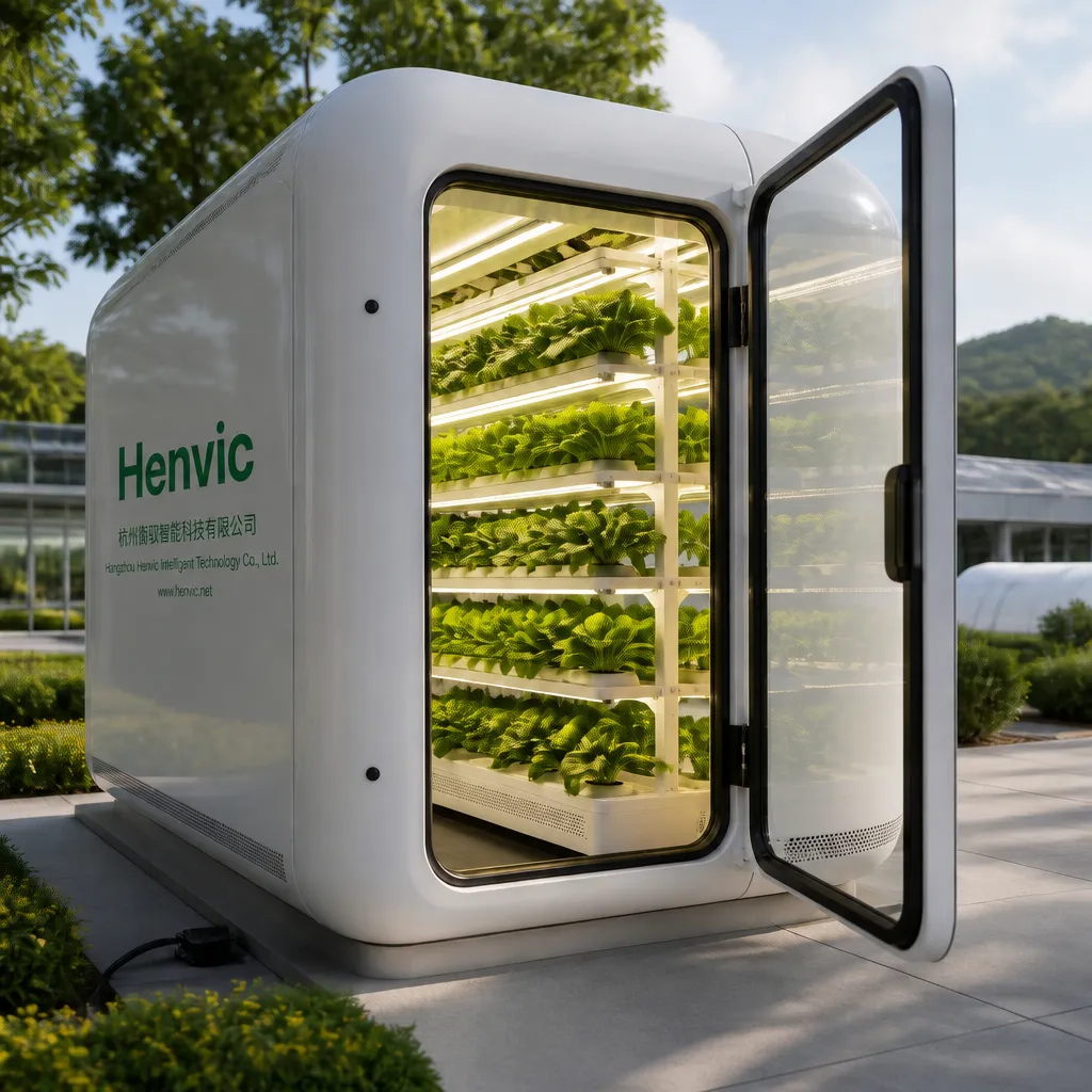 Henvic large-scale smart fruit and vegetable cultivation cabin — view 2