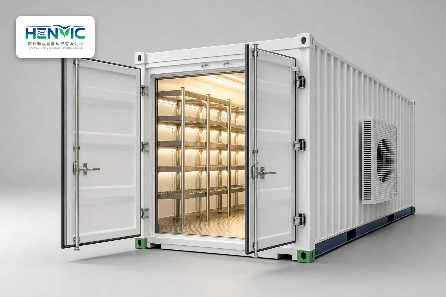 Greenhouse-Container Technology for Leafy Vegetable Cultivation